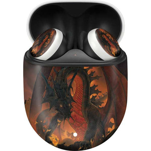 Vincent Hie Fireball Dragon Google Pixel Buds Skin